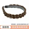 Diadema Trenzada con Velcro, Trenza Espina de Pescado de Punta Alta, Diadema Magnética, Accesorio para el Cabello, Diadema Magnética para Cola de Caballo