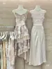 Tienda de Ropa Maniquí Plano de Estilo Coreano Maniquí de Medio Cuerpo Maniquí Humano Falso Soporte de Exhibición Maniquí de Ropa para Mujer Maniquí de Escaparate Accesorios