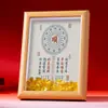 """La buena fortuna llega con el tiempo" y "Todo sale bien" Decoración de escritorio cultural y creativa estilo chino Regalo"""