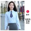 Roupa Formal de Negócios camisa de algodão masculina e feminina mesma camisa de negócios manga longa manga curta primavera e verão roupas de trabalho LOGO bordado