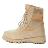 Botas de Combate de Cano Alto Four Seasons Couro Aveludado Fosco Botas Martin Casal Tendência Masculina e Feminina Versátil Workwear Botas do Deserto