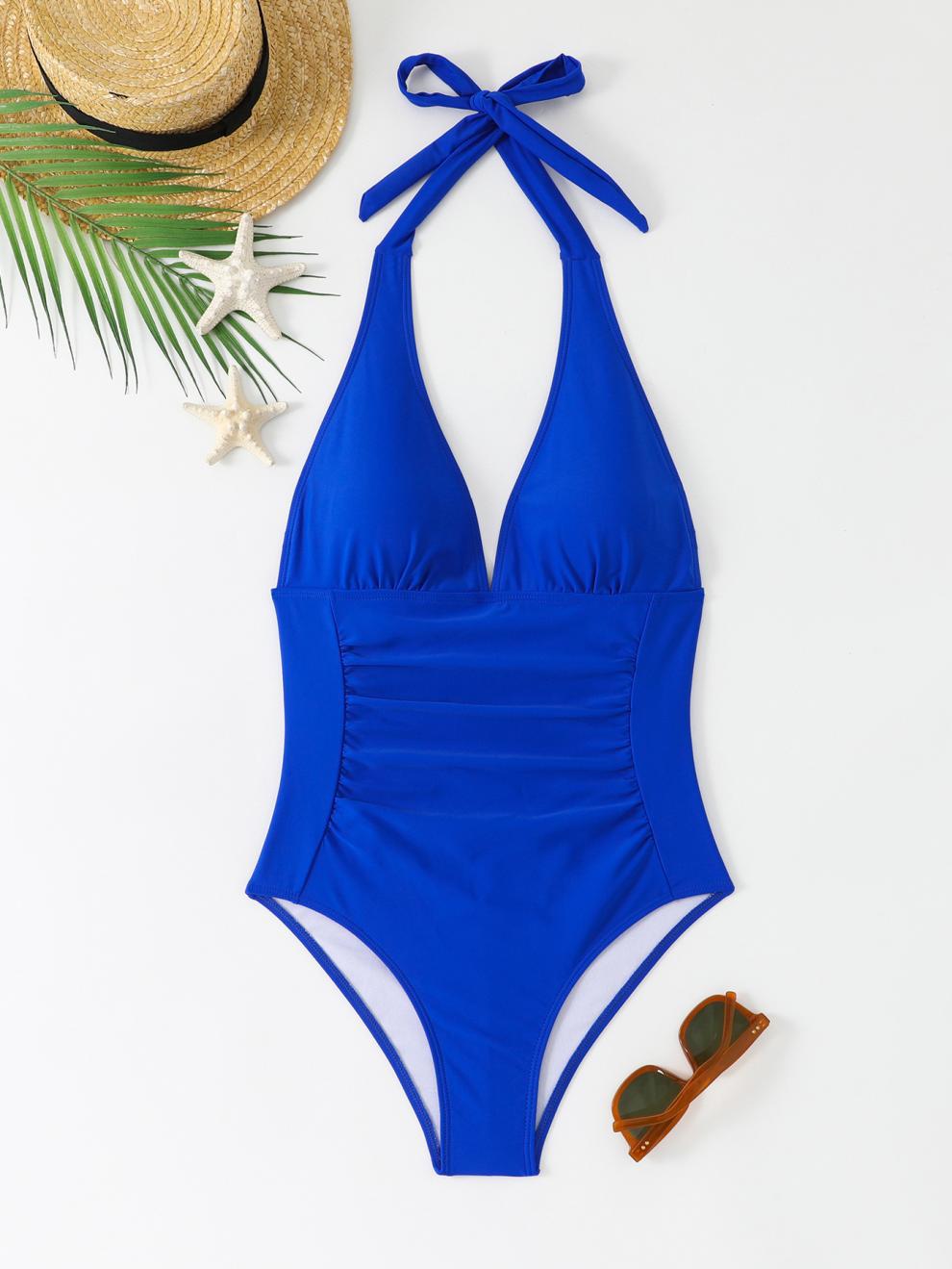 商品详情图_2025欧美性感连体泳装女亚马逊泳衣遮肚游泳衣跨