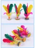Produção e atacado Badminton de pena de galinha cor Guantong multi-especificação produtos de fitness infantil competição esportiva badminton de fitness