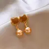 Pendientes de Descuento Venta de Liquidación Pendientes de Perla para Mujer Elegantes Simples Versátiles Mercado Mayorista
