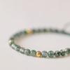 Pulsera de Cuentas de Hierba de Agua Verde para Mujer Verano Cristal ins Diseño Nicho Novia Cuentas de Transferencia Tejido a Mano Hecho a Mano Suerte