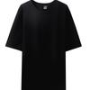Nueva camiseta de manga corta para hombre 2024 280g peso pesado algodón de doble hilo color liso versión ligera camiseta de manga corta hombre