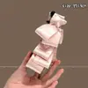 Nuevo pasador de pelo de lazo 2026, pinza retorcida simple de satén estilo coreano, pinza banana, adecuada para cabello grueso, con cuentas, elegante accesorio para el cabello