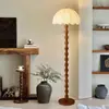 Objeto inusual lámpara de pie de hierro simple sala de estar dormitorio mesita de noche lámpara de mesa de pie iluminación decorativa tela
