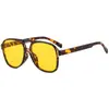 Nuevas gafas de sol casuales personalizadas retro europeas y americanas de doble puente, gafas de sol de moda para exteriores y conducción con protección solar, transfronterizas