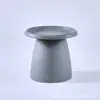 Mesa de Café Redonda de Plástico Nórdica para Sala de Estar, Mesa Auxiliar Simple para Apartamentos Pequeños, Lujo Ligero Creativa Moderna Estilo Ins