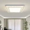 [Selección Estricta] Lujo Ligero Sentido Avanzado Minimalista Italiano Lámpara Principal para Sala de Estar Moderna Lámpara de Techo Rectangular Lámparas para Toda la Casa