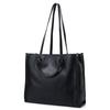Bolso de mano grande de piel de vaca, sencillo, de un solo hombro, de gran capacidad, para mujer, estilo nuevo, 2024
