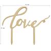 Venta al por mayor de fábrica inserto de madera para pastel fiesta de cumpleaños regalos de boda letras inglesas tarjeta de inserción de madera para pastel punto