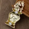 Imán de Nevera de Cesta de Flores de Metal Personalizado Creativo Artificial Antiguo Pegatina Magnética para Nevera con Relieve Souvenir Cultural y Creativo Pegatina Decorativa