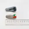 Novo par de presilhas de cabelo BB com brilho fino e pérolas cereja para crianças, presilha lateral para bebê, presilha para franja