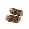 Sandalias Infantiles 2026 Verano Nuevo Estilo Sandalias Infantiles Estilo Coreano Retro Estampado de Leopardo Piel Nobuck Birkenstock Suela Suave para Niños y Niñas
