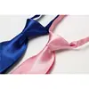 Corbata Pequeña Doble de Color Sólido Estilo Coreano para Mujer Negro vino tinto Camisa Corta Profesional Corbata para Uniforme Escolar Infantil