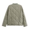 Venta al por mayor transfronteriza europea y americana 2024 Invierno Nuevo Chaqueta de algodón acolchada con botones Moda holgada Cómoda Retro Casual Abrigo