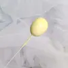 Decoração de bolo com balão pequeno colorido plug-in decoração de mesa de sobremesa para festa de aniversário infantil acessórios de bandeirinha para bolo de aniversário