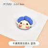 DIY lindos accesorios de resina para avatar de niños y niñas, joyería de dibujos animados, accesorios de decoración de material para funda de teléfono móvil, venta al por mayor