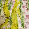 Tela Satinada Lisa Estampada de Alta Venta en Stock 110g para Vestidos, Blusas, Faldas de Mujer y Ropa Infantil de Primavera y Verano