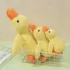 Pato de brinquedo amarelo grande para cães brincarem e aliviarem o tédio, boneca de pelúcia, brinquedo de tecido de pato de simulação interativa, divertido de brincar