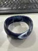 Pulsera Redonda Irregular con Degradado de Acrílico Moda Europea y Americana Pulsera Trendy para el Trabajo Joyería de Nicho para Mujeres