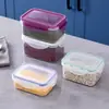 Recipiente Quadrado com Trava para Armazenamento de Alimentos, Direto do Fabricante, Material de PP Espessado, Caixa Quadrada Selada para Conservação de Alimentos