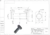 Flange de junta articulada tipo flange de lado plano com anel de retenção pino cantilever de aço 45# núcleo do eixo WHE01 em estoque