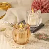 Suporte de Velas Tulipa de Alta Qualidade Copo para Velas Aromáticas Adereços de Casamento Enfeites de Flores Decoração Suave para Casa Enfeites