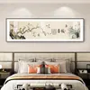 Nueva Pintura Colgante de Cabecera para Dormitorio Hogar Cálido Chino Paz y Alegría Dormitorio Principal Sala de Estar Pintura Decorativa Hotel B&B Caligrafía y Pintura Mural
