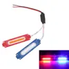Módulo LED Vermelho e Azul Piscante de Alto Brilho para Carros e Motos Transfronteiriço, Lâmpada Emissora de Luz Moldada por Injeção Dupla, Luz de Carro Modificada, Montado em Veículo