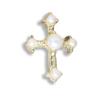 Joyería para uñas de cruz con incrustaciones de diamantes Tendencia europea y americana Accesorios para uñas de aleación para usar decoración DIY venta al por mayor reflejo superficial