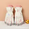 Guantes de Esquí para Niños al Aire Libre Niños y Niñas Invierno Cálido para Jugar en la Nieve A prueba de Viento e Impermeables Forrados de Polar Engrosados Guantes a Prueba de Frío