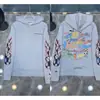 Moletom Chrome Hearts Novo 2025 Transfronteiriço com Design de Cruz, Casaco com Zíper Unissex Casual de Caimento Solto