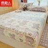 Nanjiren Terciopelo de Copo de Nieve Terciopelo de Doble Cara Cubierta de Cama Pieza Única Invierno Espesa Cubierta de Cama Cubierta Completa Sábana Protectora de Colchón