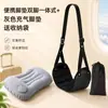 Reposapiés de viaje, soporte inflable para los pies para apoyar los pies en vuelos de larga distancia, trenes de alta velocidad, automóviles, para viajes al extranjero y como ayuda para dormir en la oficina