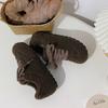 Zapatillas de deporte Beier Chou Meng Big Head Lamb Mao Mao, cálidas, de invierno, para mujer, con forro polar, 2024, B3521