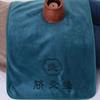 Almohadilla Aislante Especial para el Ombligo de Moxibustión, Calentador de Moxibustión Wuji Xuan para Masaje Pediátrico, Toalla con Agujero para Vaporizar Moxibustión en Forma de Calabaza, Toalla Espesa para Moxibustión del Ombligo