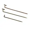 Accesorios para joyería DIY aguja de 7 caracteres con cabeza de tapón de aguja larga roscada material cuproníquel broche aguja puntiaguda aguja de nueve caracteres