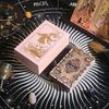 Cartas de Tarot Lámina Dorada Blanca Juego Completo Genuinas Novatos Principiantes con Análisis Weite Juego Completo de Cartas de Tarot