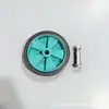 Bomba de Aire Silenciosa Sin Aceite, Pequeño Compresor de Aire Accionado por Correa, Accesorios para Ruedas, Ruedas Giratorias, Almohadillas para Pies, Ruedas de 4 Pulgadas, 5 Pulgadas, 6 Pulgadas, 7/8 Pulgada