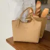 Nova Bolsa Feminina Simples e Fashion com Padrão de Lichia de Ombro Único Grande Capacidade Cor Sólida Bolsa de Mão Tote Bolsa de Axila Bolsa para o Dia a Dia
