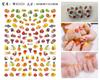 Pegatina para Uñas con Arte de Frutas Estilo Deslumbrante Little Red Book Sandía Piña Arándano Pegatina para Uñas con Arte de Frutas WG314-330