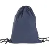 Mochila de Poliéster Refletiva com Bolso de Cordão Esportiva para Academia Bolsa de Armazenamento para Viagem com Logotipo Personalizado