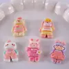 Accesorios de Resina DIY Gatitos y Cachorros de Dibujos Animados, Ositos y Conejitos, Pinzas para el Cabello Infantiles, Zuecos, Materiales para Llaveros