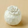 Caja de Joyería Estilo Nórdico Ins Cerámica Pintada a Mano Flor Dorada Pintada Almacenamiento Olla de Almacenamiento Regalo de Boda Creativo Adornos Decorativos