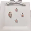 Accesorios de Arte de Uñas de Dibujos Animados de Resina de Moda Conejo Lindo Perro Canela Oso Pendientes DIY Venta al por Mayor