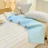 Colcha Acolchada de Algodón Puro Fresca y Sencilla Pieza Única Cama de 1.8m Cubierta de Sábana Gruesa 100% Algodón Juego de Tres Piezas Antideslizante Universal para Todas las Estaciones