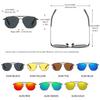 Gafas de sol cuadradas polarizadas de colores para hombre, nuevas 462, para conducir, montar a caballo, de metal, para pesca al aire libre, tinta